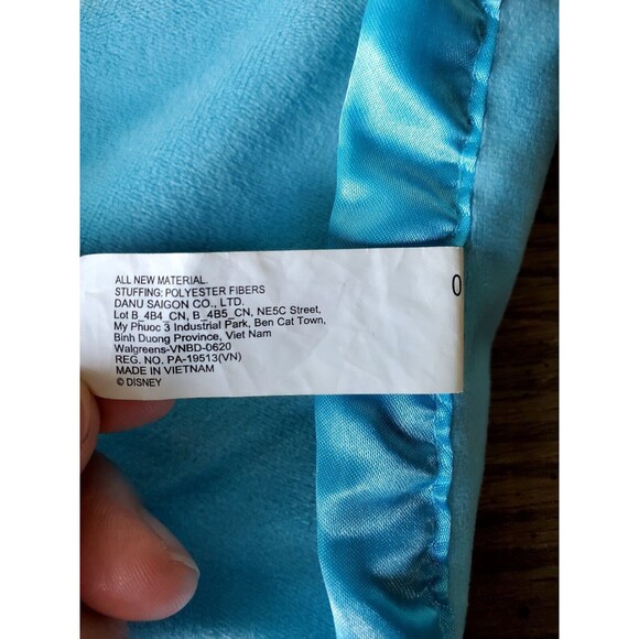 Disney Baby Mickey Mouse Blue Lovey Security Blanket Plush Soft Satin-like Edge - Picture 8 of 8